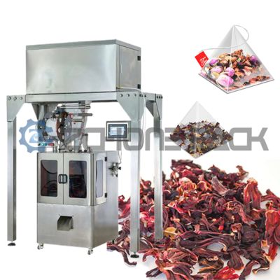 Tea Bag Packaging Machine, Pyramid/Rectangular Tea Bag Non-Woven Nylon Fabric