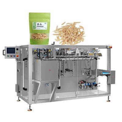 Horizontal Premade Plastic Bag Automatic Electric Motor Food Packaging Machine Sachet Type Shaped Bag for Granule Pouch Packing