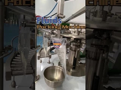 เครื่องบรรจุของเหลวหมุนแปดสถานที่ ถุงชํารุด 304/316 สแตนเลส