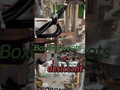 เครื่องกระเป๋าและเครื่องบรรจุอัตโนมัติโต๊ะหมุนแปดสถานที่